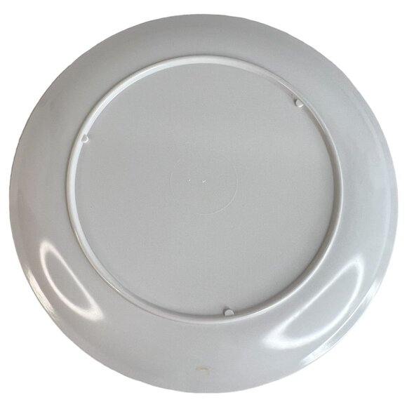 Mickey Mouse Plate Exercising Cartoon Graphic Melamine Plastic Walt Disney Prod - Picture 3 of 3